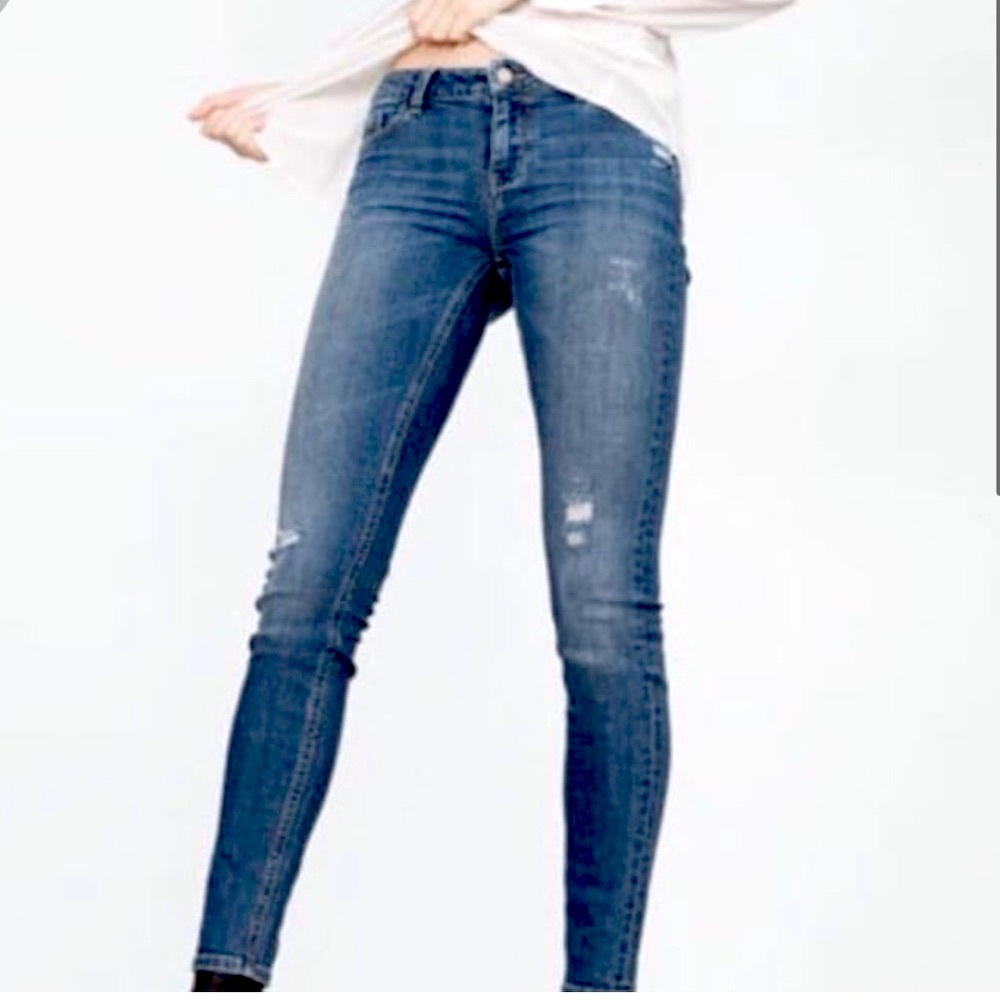 ZARA TRF Embrace Silhouettes jeans